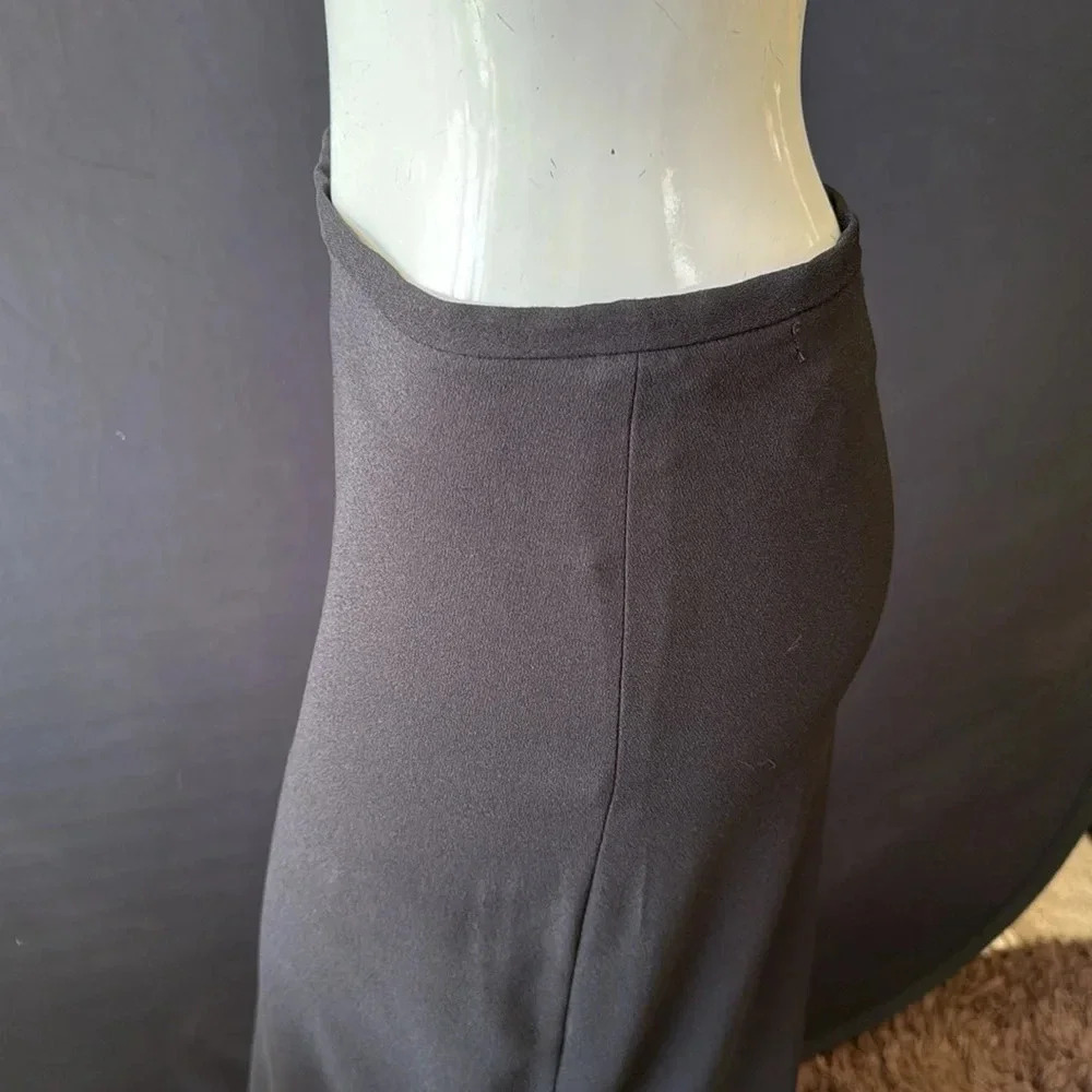 NWT bisoi- bisou Michele bohbot black maxi skirt size 6 deadstock - Picture 9 of 14